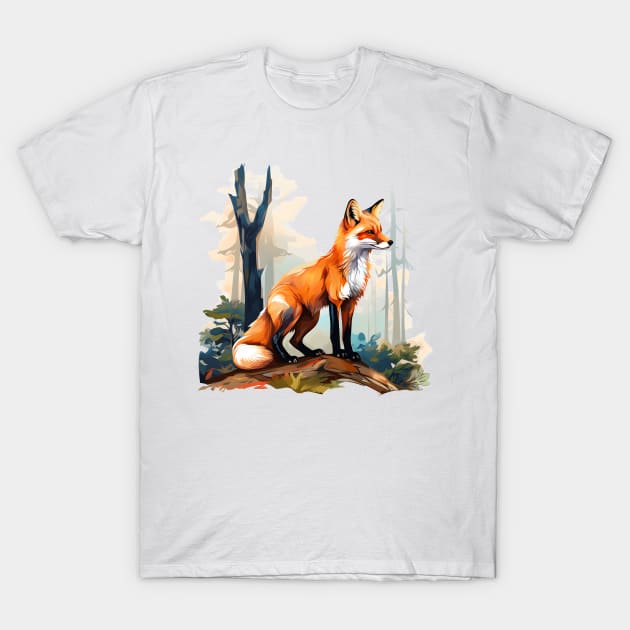 Forest Foxes T-Shirt by zooleisurelife